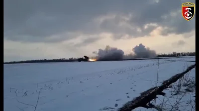 Sababukin - Ukraińska 30. Zmechanizowana Brygada wysyła kilka rakiet na pozycje ruski...