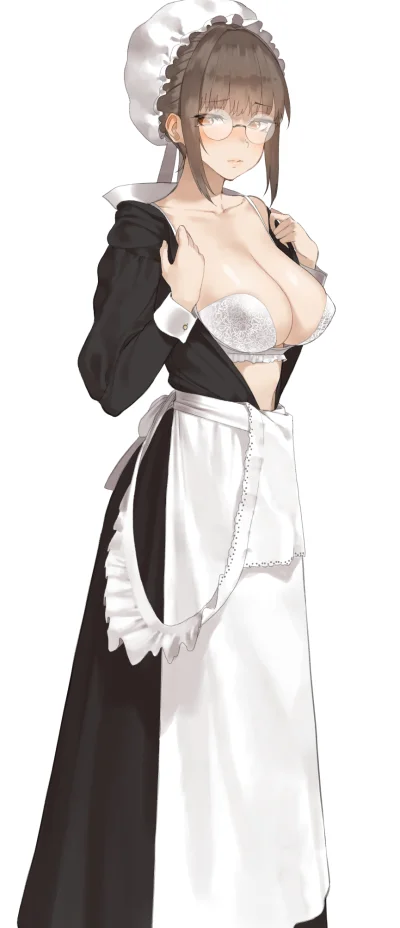 zabolek - #anime #randomanimeshit #originalcharacter #maid #meganekko