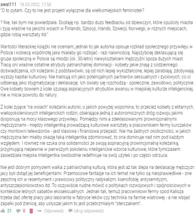 AntyBohater - Taki ciekawy komentarz na wyborczej pod artykułem Szpila: Biały heteron...