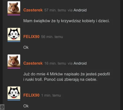 FELIX90 - Jedziemy dalej!
Takich ludzi się jeszcze leczy czy już izoluje?