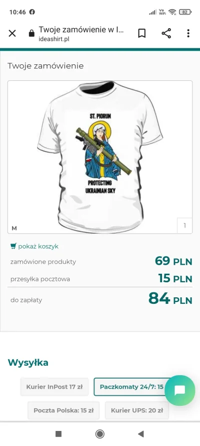 Dymass - #ukraina #tshirt #piorun zamowilem sobie! Moze przeplacilem, moze nie, ale c...