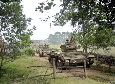 wojna - Czołgi Mk III "Valentine" biorące udział w szeroko zakrojonych ćwiczeniach, j...