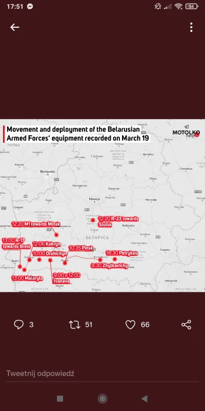 masskillah - Raport ruchu wojsk białoruskich 
https://twitter.com/MotolkoHelp/status...