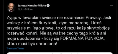 elgebar - Czy według Korwina obalenie tyrana musi wiązać się ze śmiercią osoby która ...