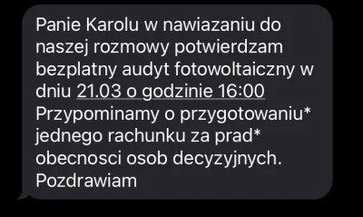 d.....x - Serdeczne pozdrowienia dla fachowca, który jest dziś umówiony na przymiarkę...