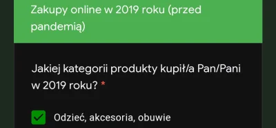 CinExPL - @matiwoj11: zgłaszam błąd: 
odzieć -> odzież
mimo tego, ankieta ukończona :...