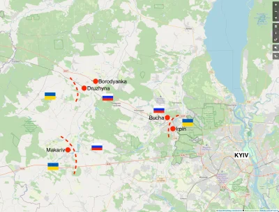 Nokimochishii - Kontrofensywa ukraińskiej armii na zachód i północny-zachód od Kijowa...