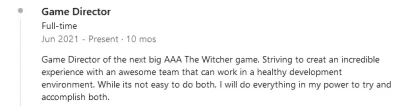 Poroniec - Game Director nowego Wiedźmina to Jason Slama, wcześniej pracował przy GWE...