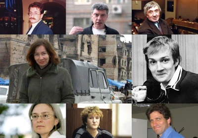 winokobietyiwykop - Zamordowani na zlecenie Kremla rosyjscy dziennikarze.