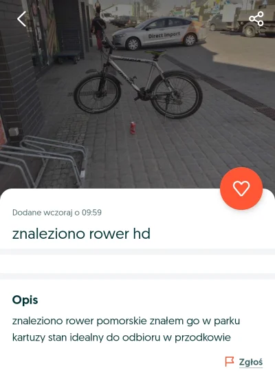 mily3city - Zdarzyło się wam kiedyś znaleźć gdzieś rower? #olx #olxcontent