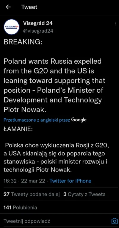 GabrielOcello - Mam coraz większe wrażenie, ze Polska sie pcha w gips 

#ukraina #r...