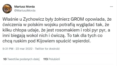 S.....5 - Taki żarcik na koniec dnia. Bo to baicik, prawda? 
#ukraina #rosja #wojna ...