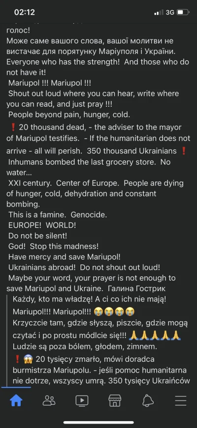 niteincubus - Widziałem już takie posty od dwóch Ukraińców, których mam na FB. 

Ja...