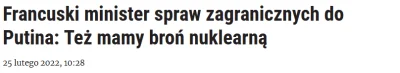 jozef-dzierzynski - > Skoro NATO ma arsenał to niech NATO straszy, a nie, czekaj?

...
