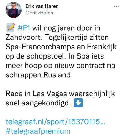 serbski_schab - Erik van Haren - dziennikarz De Telegraaf

 F1 chce kontynuować wspó...