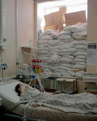Pachlak - Foto ze szpitala dziecięcego w Zaporożu.

#ukraina #rosja #wojna