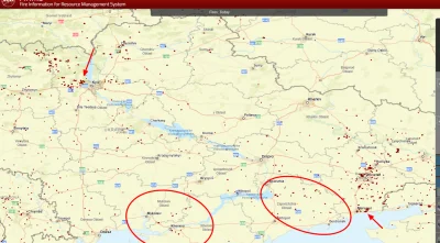 Niukron - #ukraina #wojna 

Na mapie anomalii cieplnych NASA fajnie widać trwające ...