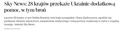 Zaqwsxe - > Na Ukrainie to nie NATO pomaga ale pojedyncze kraje.

@homealone: mógłb...