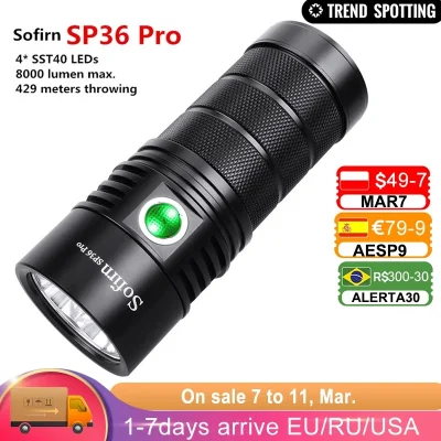 duxrm - Sofirn SP36 Pro SST40 Flashlight
Cena z VAT: 42,06 $
Link ---> Na moim FB. ...