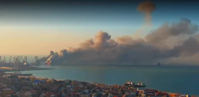 QoTheGreat - Time laps z ucieczki ze strefy ognia dwóch rosyjskich statków.
#ukraina