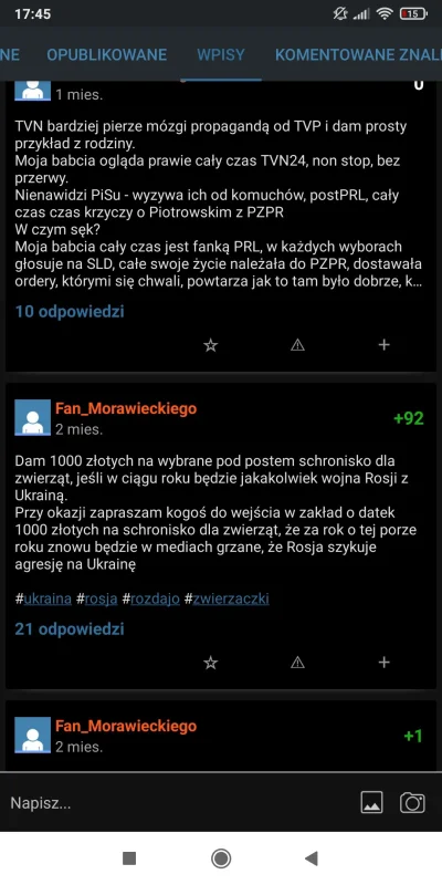 Aztec26626 - Mirek @Fan_Morawieckiego zobligował się do wpłaty 1000 zł na dowolne sch...