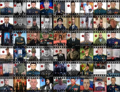 zafrasowany - Lista wysokich stopniem rosyjskich wojskowych #gruz200 którzy zostali w...