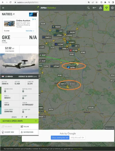 badtek - W tym momencie 3 NATOwskie samoloty latają nad Świętokrzyskiem.
https://www...