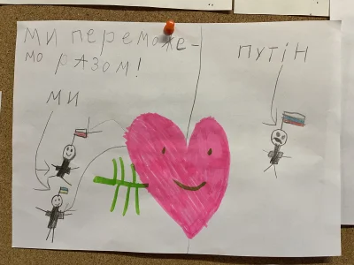 Wizzovski - Dzieci uchodźców zostawiły taki oto rysunek w Urzędzie w moim mieście ( ͡...