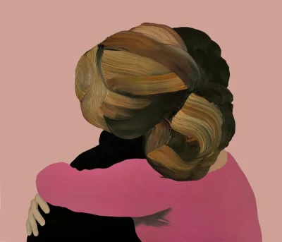 Hoverion - Jarek Puczel
Zaplątani II, 2018, olej na płótnie, 119,4x139,7 cm
#artven...