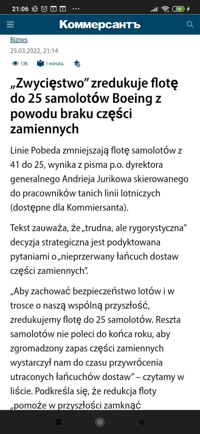 pijmleko - Jak nawet gazety rosyjskie puszczają takie newsy to chyba sankcje działajo...