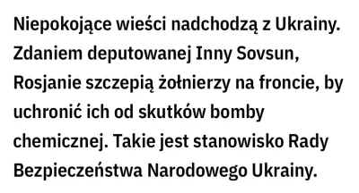 Kodzirasek - To było pewne, że ruskie użyją broni chemicznej jak będą przegrywać.
#r...