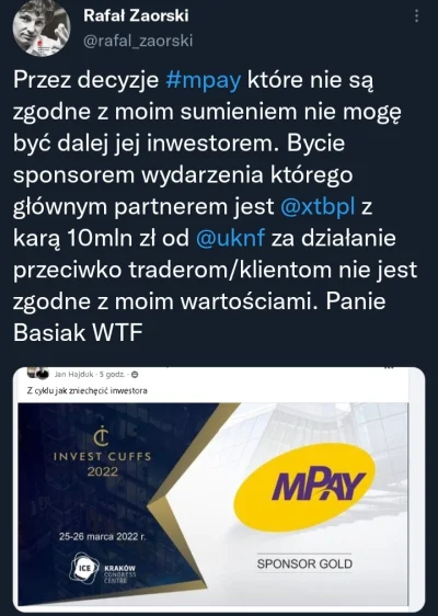 NoKappaSoldier73 - @number2324: jeśli nie jest już inwestorem to chyba nie ma papieru