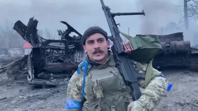 mel0nik - Żołnierz Białorusin na tle rozwalanego ruskiego sprzętu.

SPOILER
#ukrai...