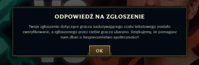 blaszkia - Nowy typ zgłoszeń? Pierwszy raz widzę taką formułkę 
#leagueoflegends