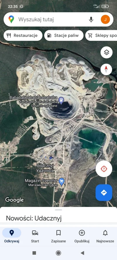 Ciaba - Całkiem niedaleko jest słynna kopalnia odkrywkowa Babababababababababaabababa...