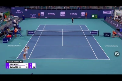 4pietrowydrapaczchmur - Iga Świątek - Madison Brengle 6-0, 6-3 w 65 minut
W drugim s...