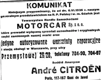 francuskie - taka reklama z 1938 roku 
#citroen #motoryzacja #samochody #historia #1...