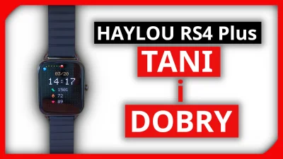 telchina - Tani i dobry smartwatch Haylou RS4 Plus. Pulsoksymetr, pomiar tętna. Funkc...