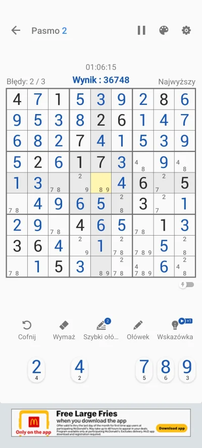 znaku - Jak to dalej rozwiązać?

#sudoku #pytanie