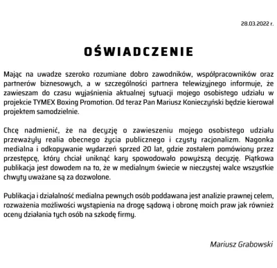 sztilq - Najpierw Boras teraz Grabowski XD ehh.. później będą gadali na swoich filmik...