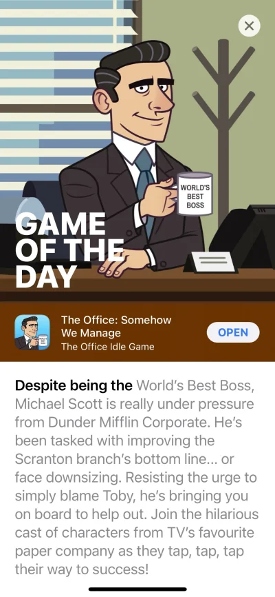 Monochrome_Man - Widzieli już Game of the Day w #appstore (ʘ‿ʘ)

#theoffice #apple