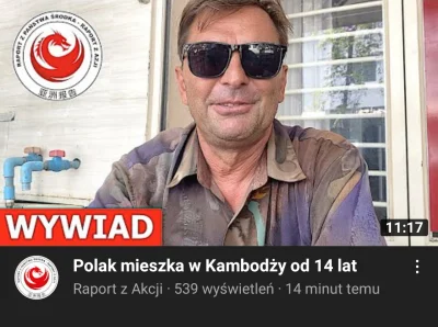 grubas_ulany - Dawno nie było wywiadu z jakimś Polakiem w Kambodży, a nie czekaj...
...