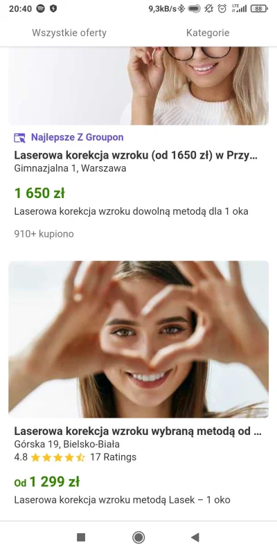 Simfecstio - Co Mirki sądzą o takiej promocje na korekcję wzorku. Mam astygmatyzm jed...