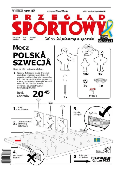 OBAFGKM - Prosta instrukcja od Przeglądu Sportowego jak pokonać Szwedów. 

#pilkanozn...