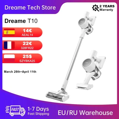 duxrm - Wysyłka z magazynu: ES
Dreame T10 Handheld Vacuum Cleaner
Cena z VAT: 143,5...