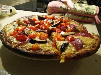 rutekboss - @showmeyourpotatoes: moja pizza pan, dlatego taka gruba