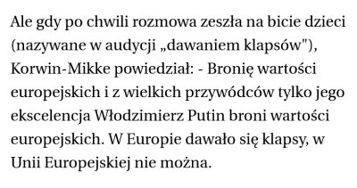 Kozajsza - @Kozajsza: Wartości europejskie są wtedy jak dasz dzieciakowi #!$%@? XD