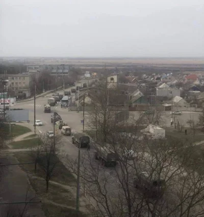 QoTheGreat - Rosyjski konwój opuszcza Kherson jadąc na zachód do Mykolayiv

#ukrain...