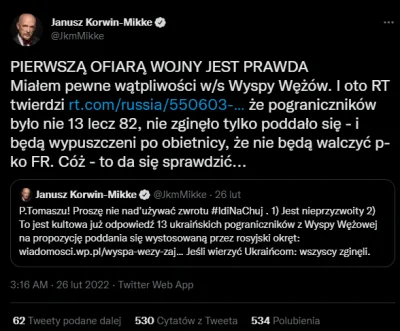 zerkkk - @crest: Ale tego, że powoływał się na Russia Today jako źródło to już nie ws...