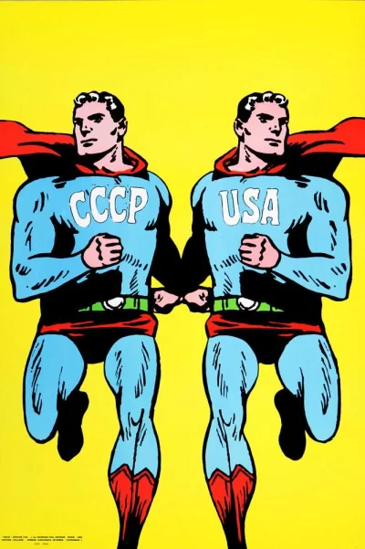 mrjetro - Roman Cieślewicz, Według Supermana, 1967, plakat reklamujący miesięcznik Op...